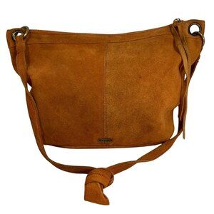 ELLE JAE GYPSET Wildleder East to West Crossbody Orange Suede Boho Hobo Bag